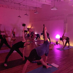 Group yoga sessions for bachelorette, birthdays, corporate events