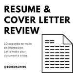 Resume & Cover Letter Review